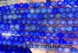 AGBS342 15 inches 6mm round blue dragon veins agate beads wholesale