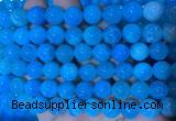 AGBS351 15 inches 10mm round blue dragon veins agate beads wholesale