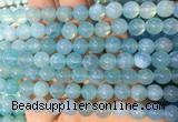 AGBS356 15 inches 8mm round blue dragon veins agate beads wholesale