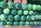 AGBS377 15 inches 14mm round green dragon veins agate beads wholesale