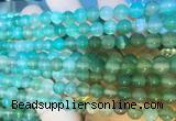 AGBS394 15 inches 6mm round green agate beads wholesale