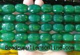 AGBS433 15 inches 13*18mm faceted drum agate beads wholesale