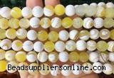AGBS438 15 inches 10mm round Matte agate beads wholesale