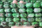 AGBS448 15 inches 15*20mm drum crazy lace agate beads wholesale