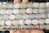 AGBS452 15 inches 12*14mm drum agate gemstone beads wholesale