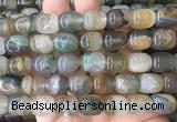 AGBS453 15 inches 12*14mm drum agate gemstone beads wholesale