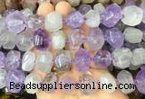 ANBS02 15 inches 12*16mm - 13*18mm faceted nuggets ametrine beads