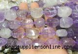 ANBS04 15 inches 13*18mm - 15*20mm faceted nuggets ametrine beads
