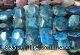 APBS03 15 inches 15*20mm - 18*25mm faceted freeform apatite beads