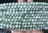 ASBS09 15 inches 6mm round green angelite gemstone beads wholesale