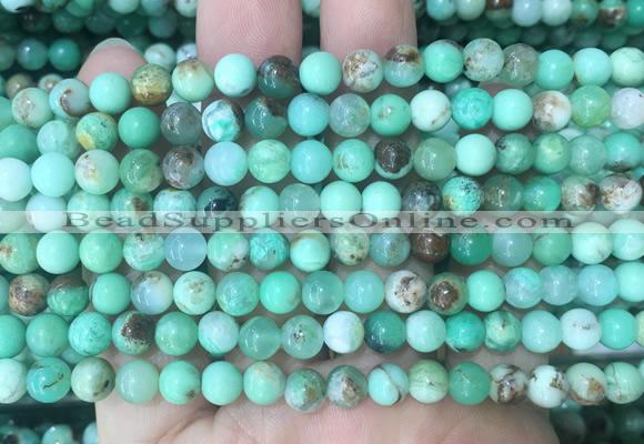 AUBS05 15 inches 6mm round australia chrysoprase gemstone beads wholesale