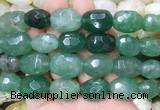 BQBS06 15 inches 12*16mm - 13*18mm faceted nuggets green strawberry quartz beads
