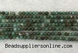 CAA1990 15.5 inches 4mm round banded agate gemstone beads