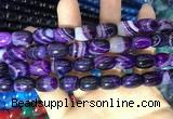 CAA2114 15.5 inches 10*14mm drum agate beads wholesale