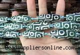 CAA2698 15.5 inches 14*38mm - 16*43mm rice tibetan agate dzi beads