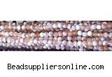 CAA2891 15 inches 6mm faceted round fire crackle agate beads wholesale
