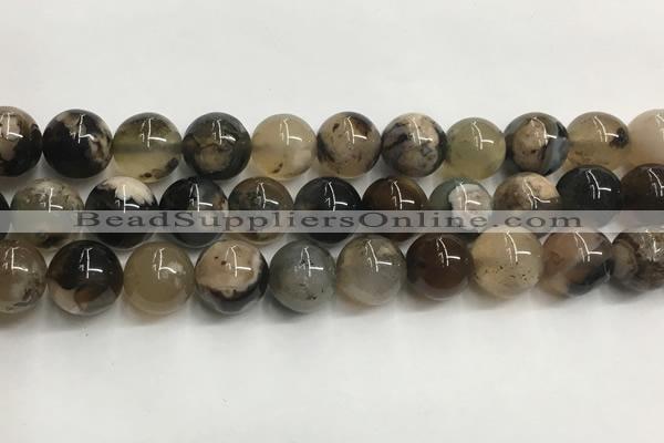 CAA3973 15.5 inches 12mm round sakura agate gemstone beads