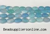 CAA4665 15.5 inches 13*18mm oval banded agate beads wholesale