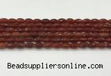 CAA5459 15.5 inches 8*12mm faceted rice agate beads