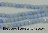 CAA734 15.5 inches 4mm faceted round blue lace agate beads wholesale