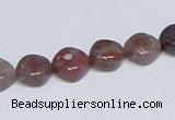 CAB450 15.5 inches 10mm rhombic indian agate gemstone beads