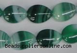 CAG1270 15.5 inches 13*18mm flat teardrop line agate gemstone beads