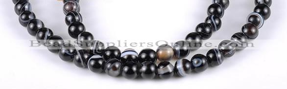 CAG146 5mm round madagascar agate gemstone beads Wholesale