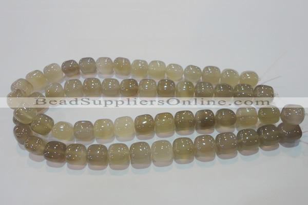 CAG5261 15.5 inches 14*14mm square Brazilian grey agate beads