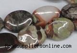 CAG7038 15.5 inches 13*18mm oval ocean agate gemstone beads