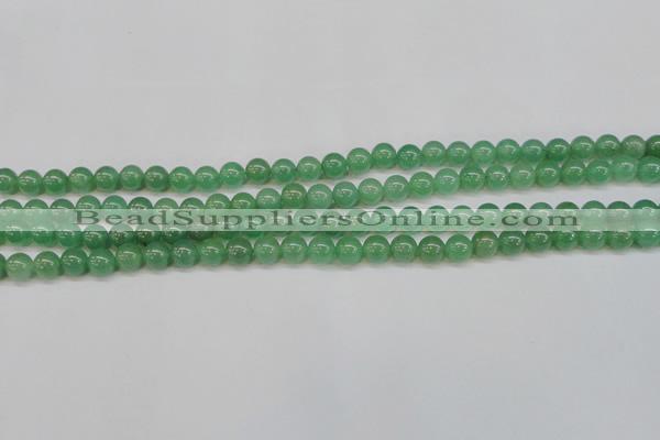 CAJ602 15.5 inches 8mm round A grade green aventurine beads