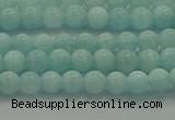 CAM1500 15.5 inches 4mm round natural peru amazonite beads