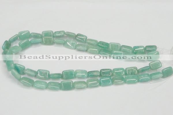 CAM405 15.5 inches 10*14mm rectangle natural russian amazonite beads