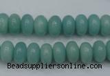 CAM910 15.5 inches 6*10mm rondelle amazonite gemstone beads wholesale
