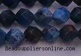 CAP562 15.5 inches 8mm faceted nuggets apatite gemstone beads