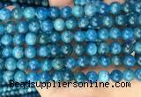 CAP652 15.5 inches 8mm round natural apatite beads wholesale