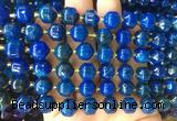 CCBS158 15 inches 10mm faceted prism agate beads wholesale