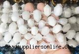 CBBS215 Top drilled 7*16mm - 11*25mm hexahedral prism moonstone beads wholesale