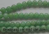 CBJ342 15.5 inches 6mm round AAA grade natural jade beads