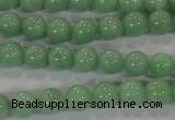 CBJ343 15.5 inches 8mm round AAA grade natural jade beads