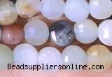 CCB1048 15 inches 4mm faceted coin amazonite beads