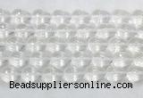 CCBS47 15 inches 12*16mm faceted teardrop white crystal beads wholesale