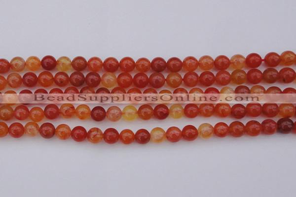 CCL61 15.5 inches 6mm round carnelian gemstone beads wholesale