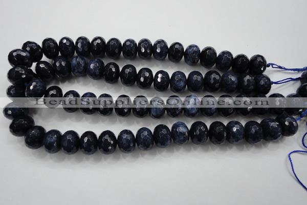 CCN1437 15.5 inches 12*16mm faceted rondelle candy jade beads