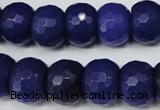 CCN173 15.5 inches 12*16mm faceted rondelle candy jade beads