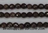 CCN1931 15 inches 6mm faceted round candy jade beads wholesale