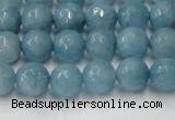 CCN2017 15 inches 8mm faceted round candy jade beads wholesale