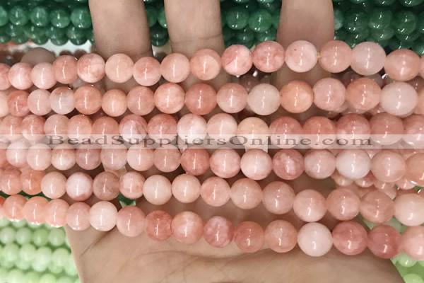 CCN5322 15 inches 8mm round candy jade beads Wholesale