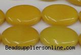 CCN545 15.5 inches 18*25mm oval candy jade beads wholesale