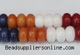 CCN721 15.5 inches 6*10mm rondelle candy jade beads wholesale
