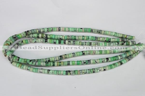 CCO25 15.5 inches 3*6mm tyre natural chrysotine beads